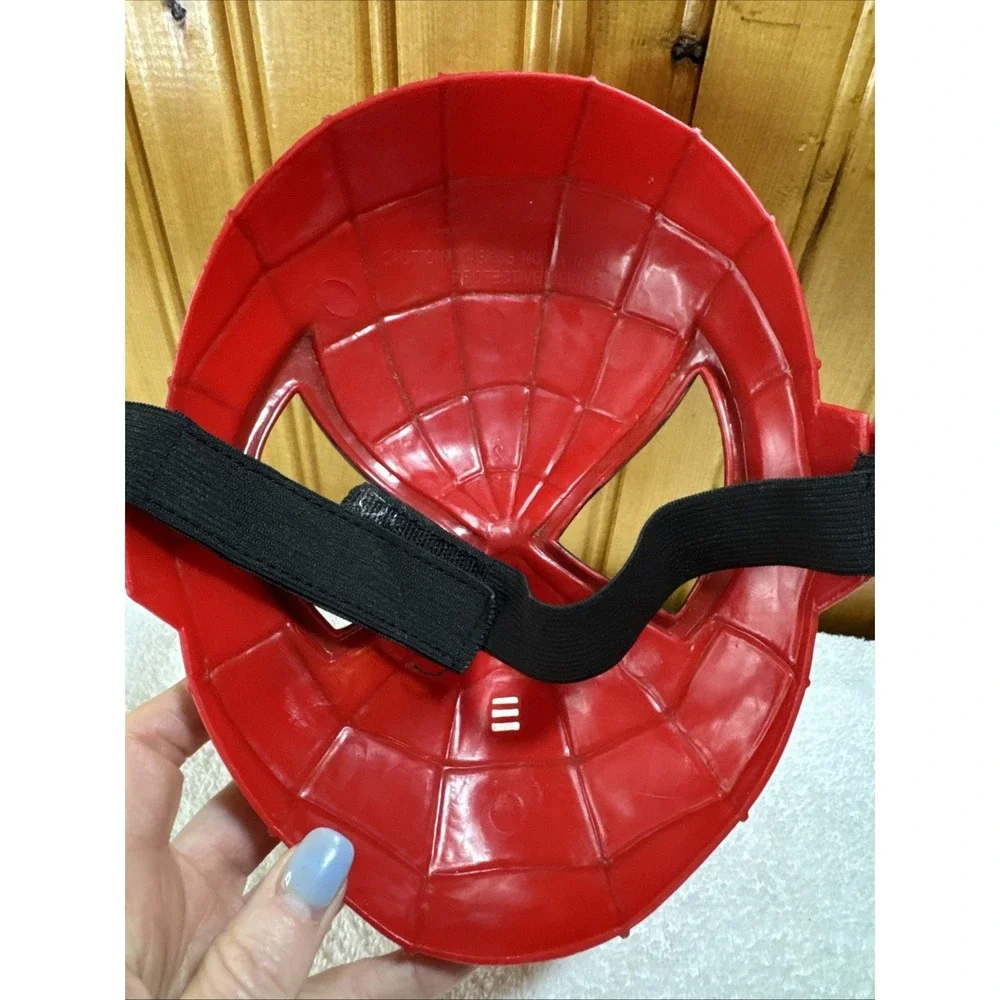 Vtg 2004 Spiderman Face Mask Child Size Marvel Spider-Man Halloween Pretend Play